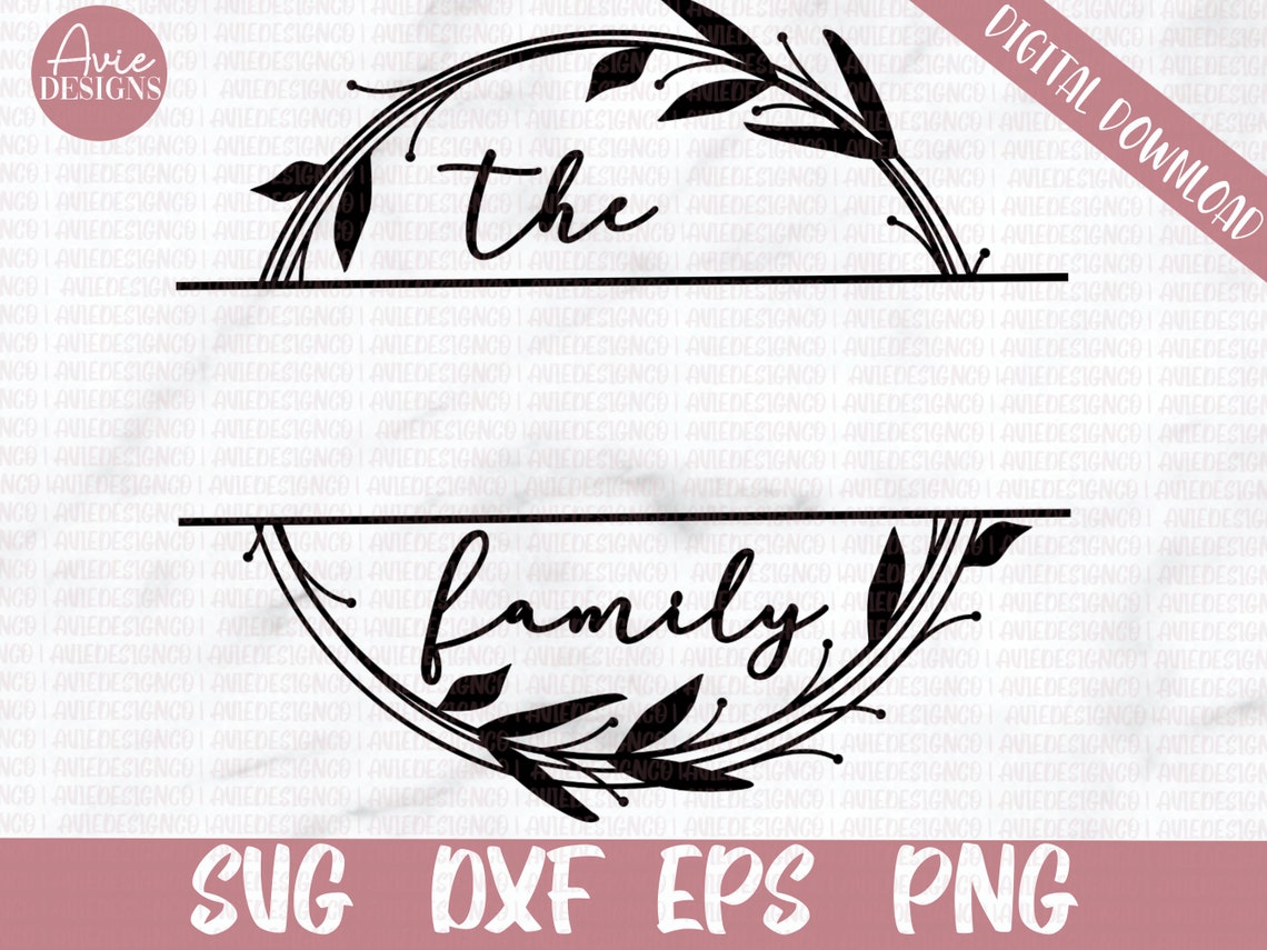 Download Family monogram svg welcome sign SVG DXF eps png door | Etsy