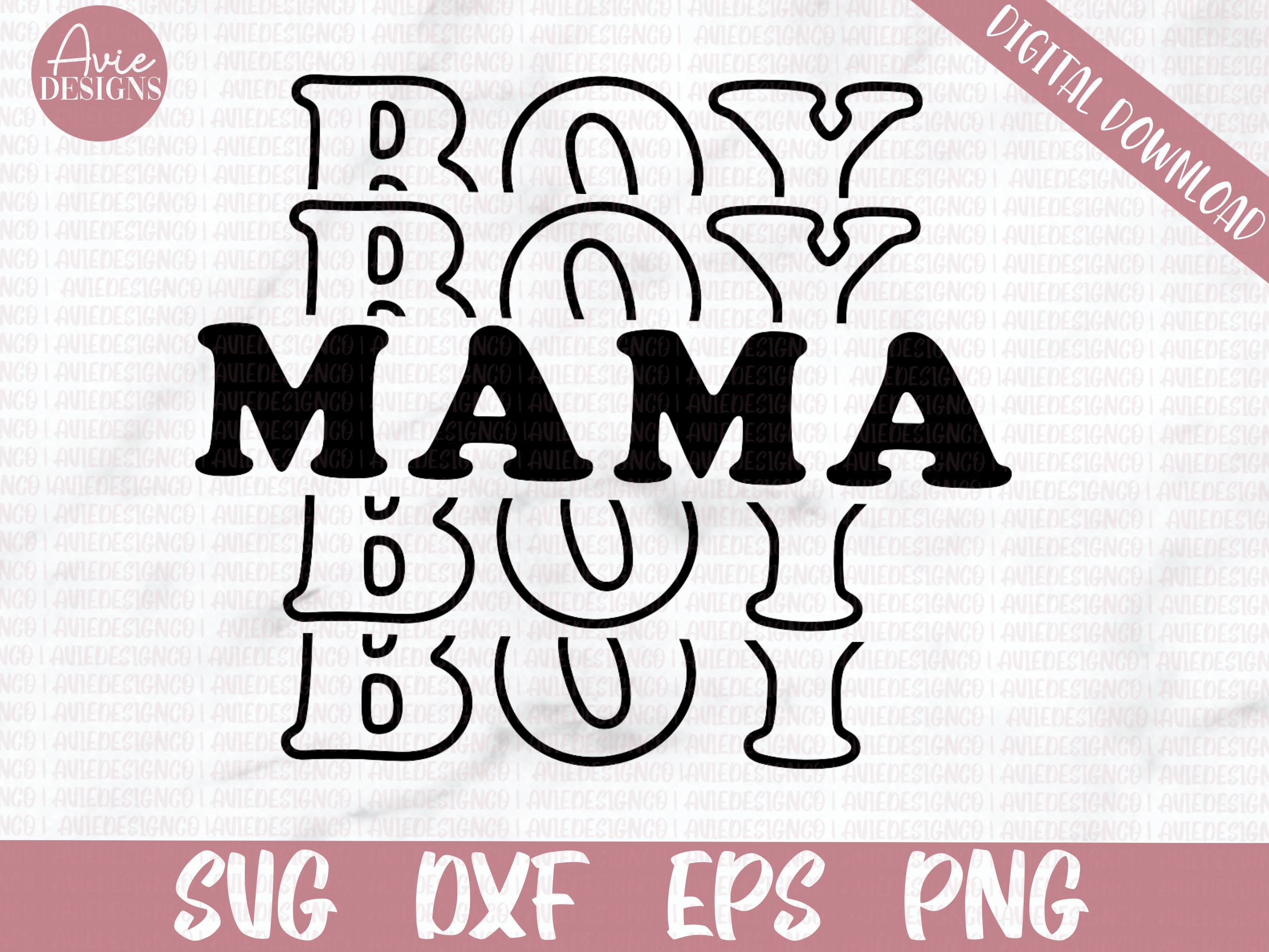 Boy Mama Svg Boy Mom Svgdigital File Svg Files for Cricut Etsy