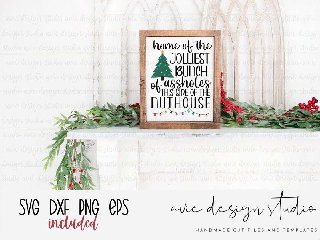 Home to the Jolliest Bunch SVG | Holiday Svg | Christmas Vacation Svg ...