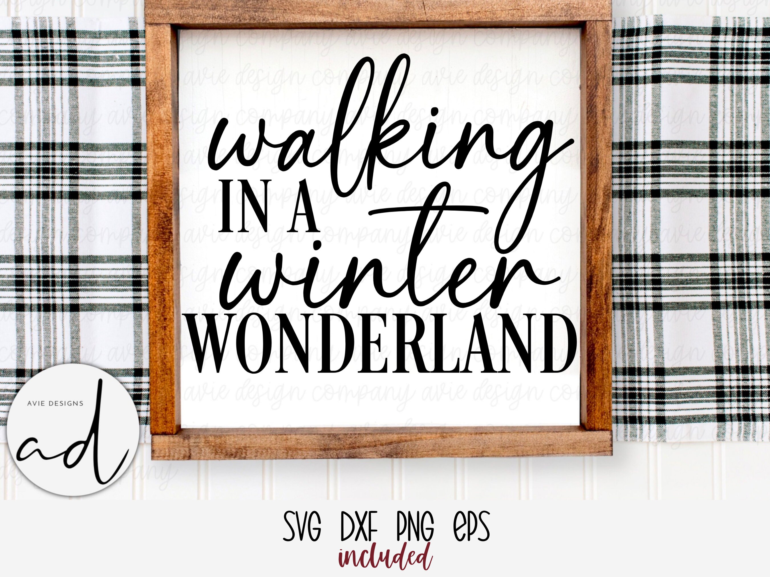 Walking in a Winter Wonderland Svg | Christmas Sign Svg | Christmas Cut ...