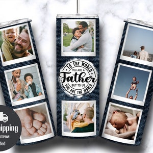 Custom Glow in the Dark Tumblers for Father’s Day or Birthday Gifts photo tumbler for dad