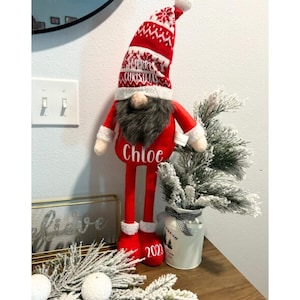 Wichtel für Haus Dekor, personalisierte Gnome Dekoration für Weihnachten, Weihnachtsgeschenke, Weihnachtsdekor.