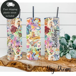 Disney Inspired Tumbler 20oz Disney Character Tumbler