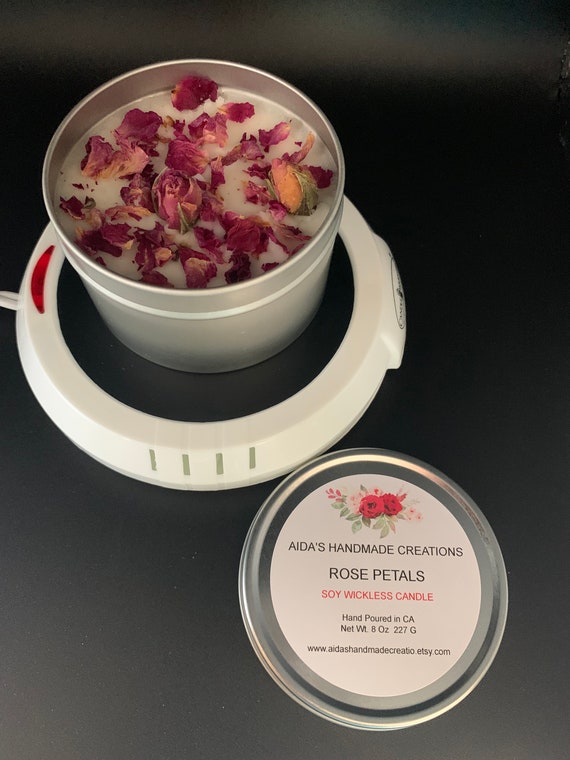 Wickless candles best sale