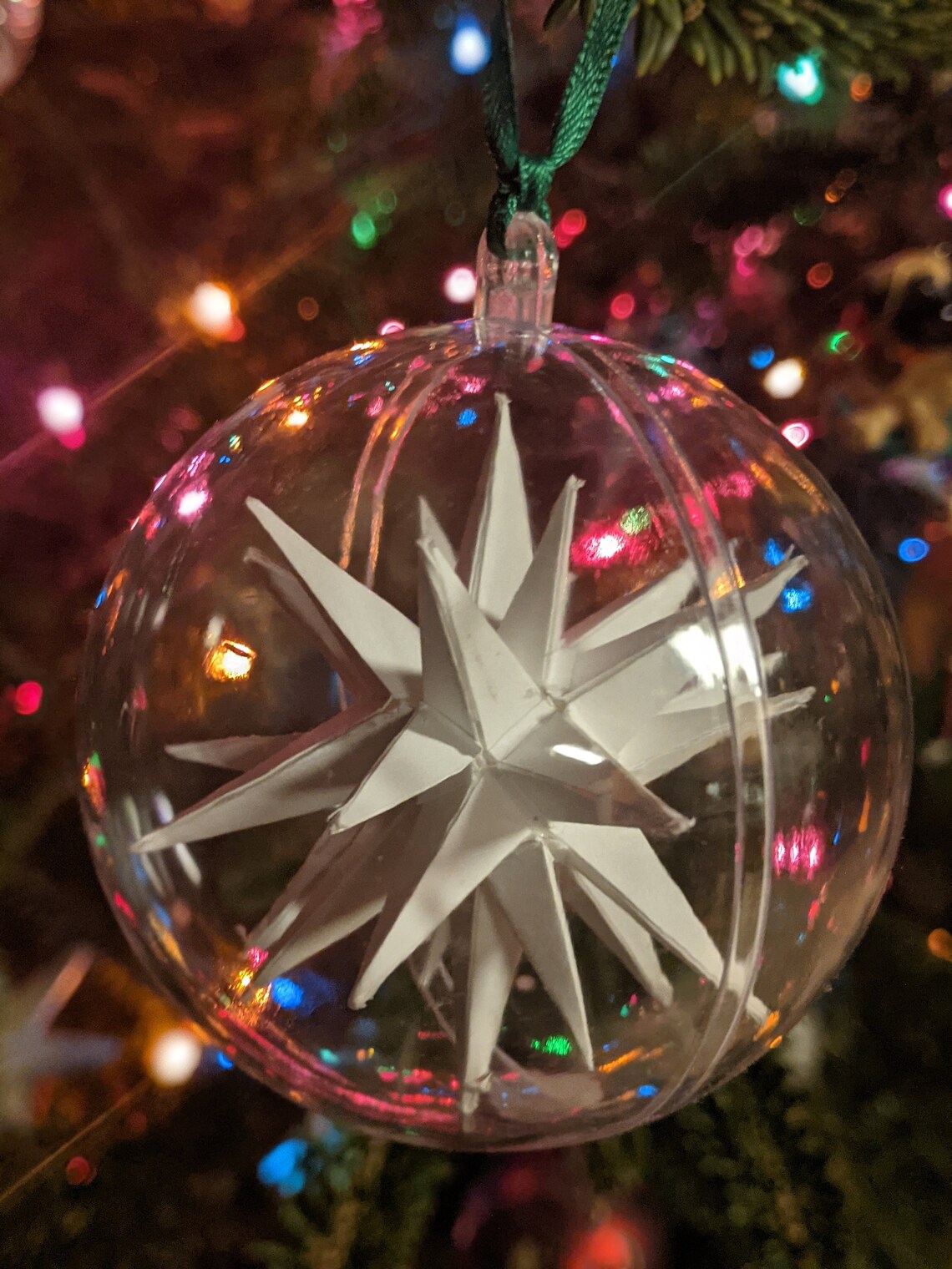 Handmade Paper Moravian Star Ornament Etsy