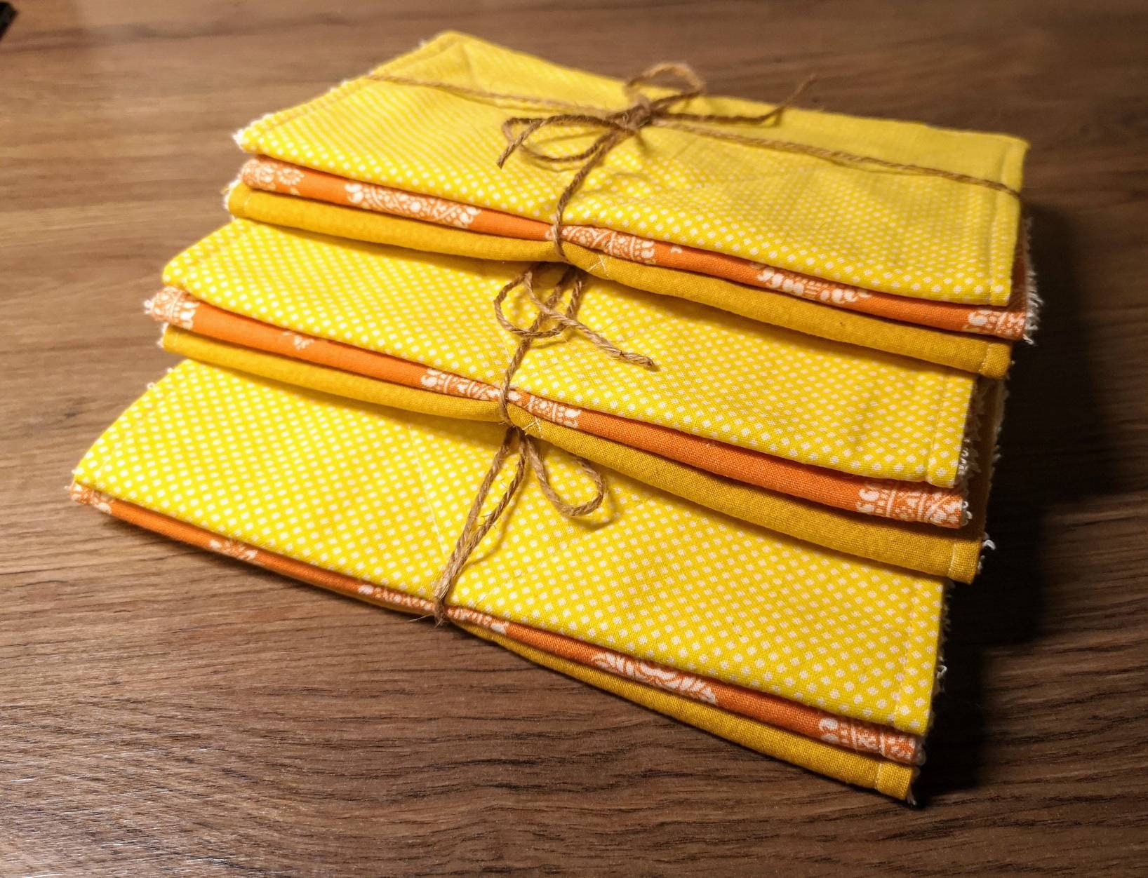 Unpaper towels reusable flannel handmade cleaning cloths Etsy