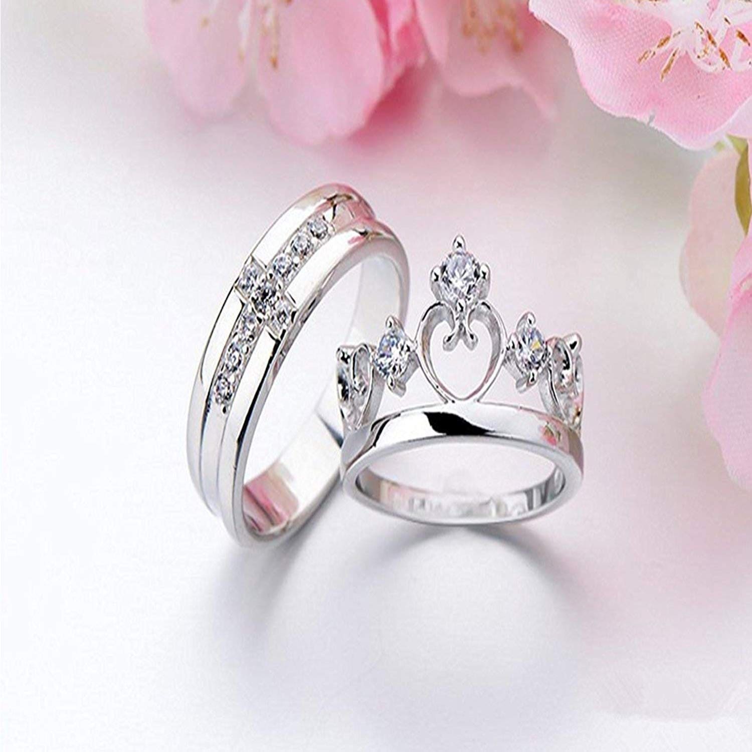 Anillos de plata Promesa para parejas anillos de pareja 925 Etsy