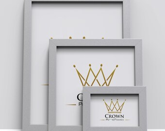 Silver Photo Frame, Engineered Wood, All Sizes