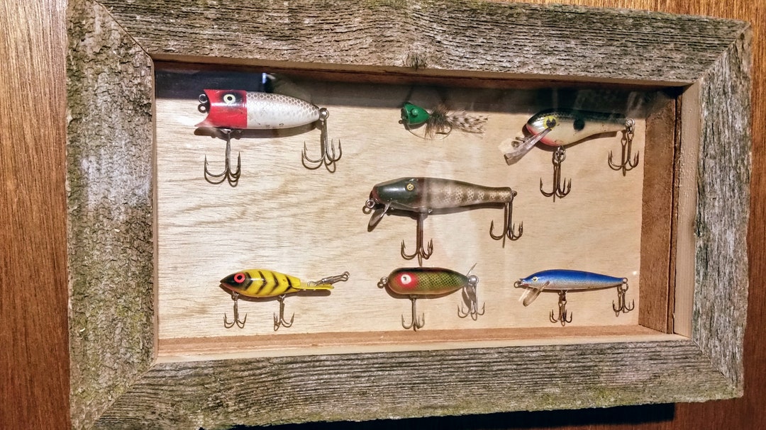 Vintage Fishing Lures Wall Art 