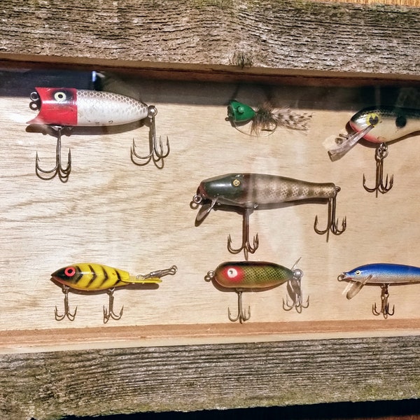 Vintage Fishing Lures Wall Art