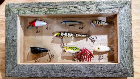 Vintage Fishing Lures Wall Art 