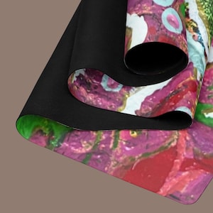 SEMILLA SAGRADA DE LA DIOSA - Esterilla de Yoga Energética – Arte, Superficie de Microgamuza