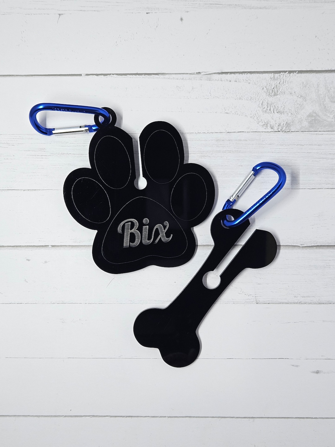 Acrylic Poop Bag Holder Hands Free Poop Bag Carrier Doggie Poop Waste Bag Holder for Dog Leashes