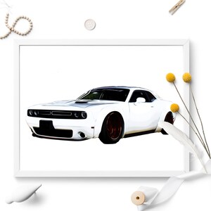 Personalized car portrait from photo, Custom vehicle, car portrait, Car lovers gift, New & first car gift, Car artwork, Oil painting effect