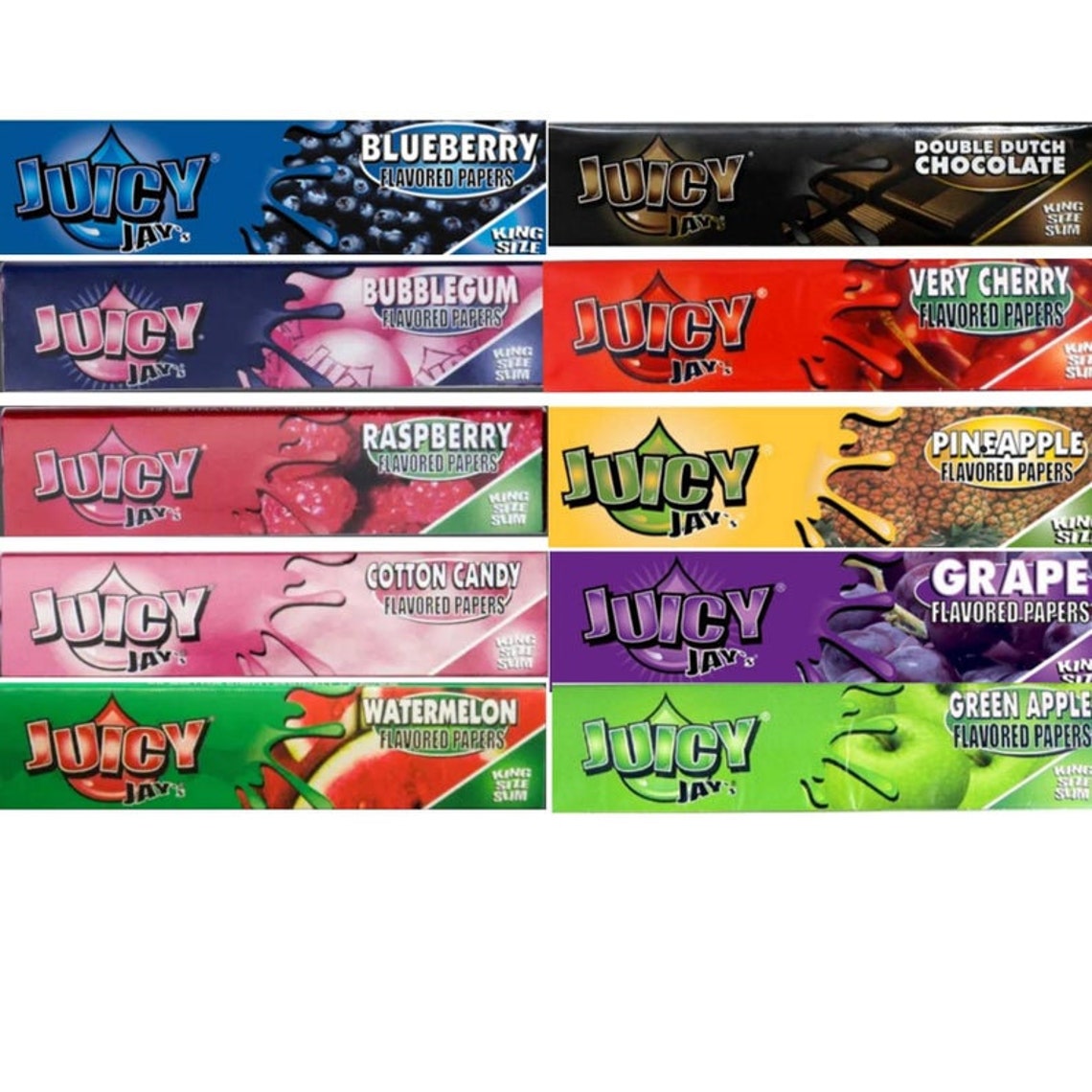 Juicy Jays 6 Pack Mix and Match Flavors Fruity Juicy Jays Etsy