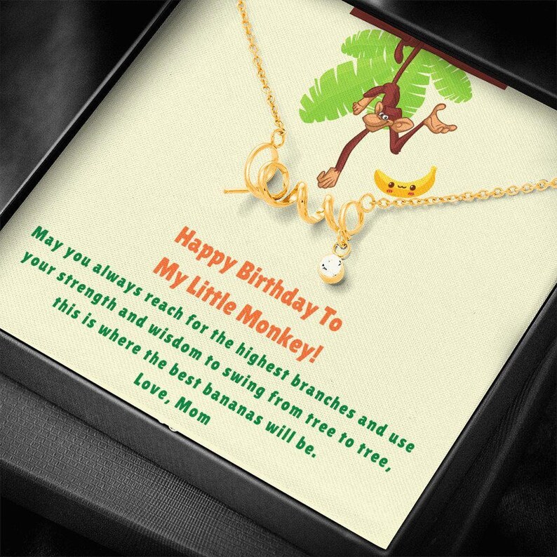 Gift Necklace with Message Card Birthday Gift To Daughter from Mom Gift to Daughter Birthday Gift for Daughter Daughter Necklace