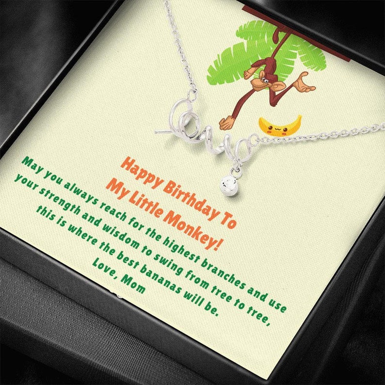 Gift Necklace with Message Card Birthday Gift To Daughter from Mom Gift to Daughter Birthday Gift for Daughter Daughter Necklace