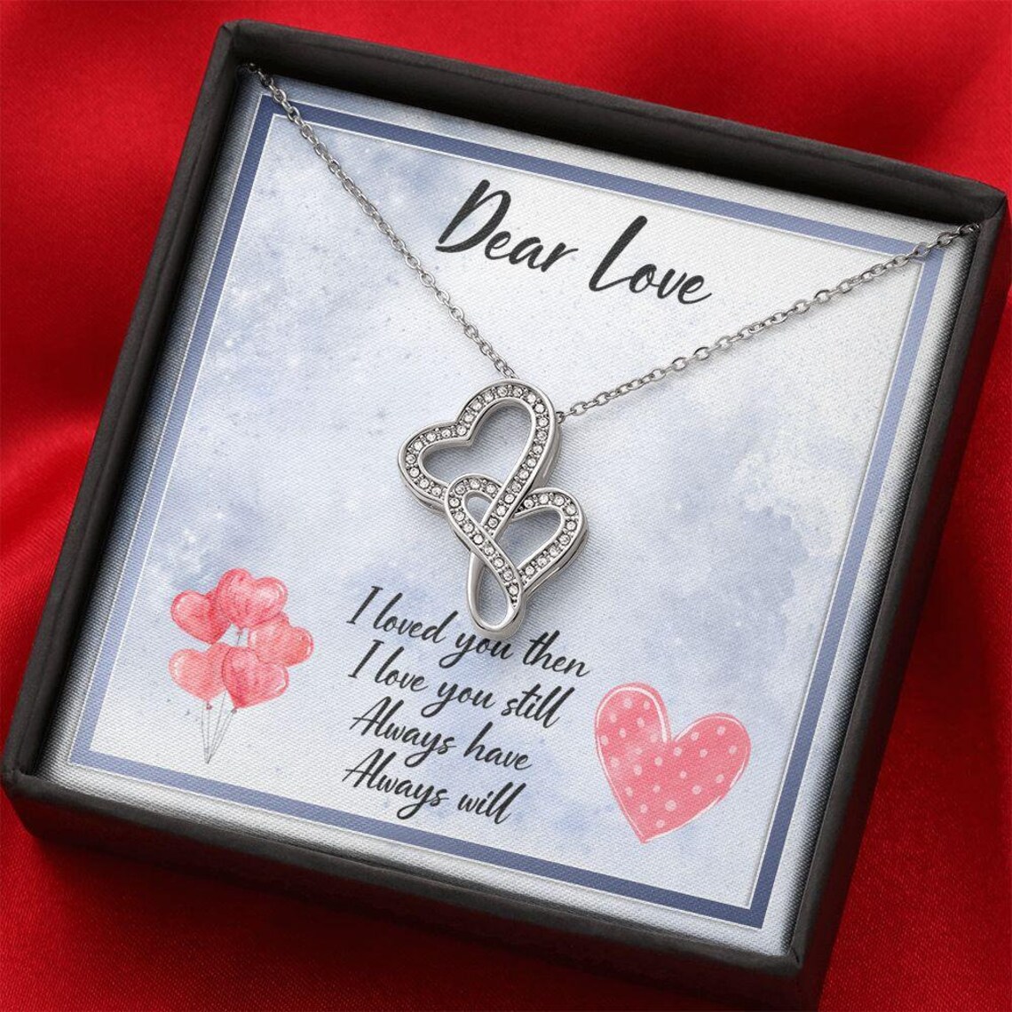 Valentine's Day Gift for Love Love Necklace for Etsy