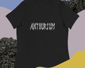 Women's Relaxed T-Shirt - Anthurium Death Metal