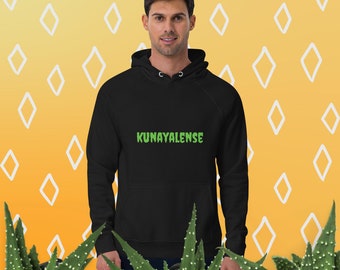 Unisex eco raglan hoodie - Kunayalense horror