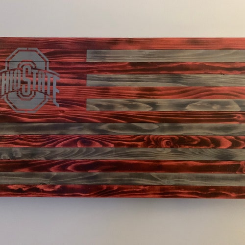 Ohio State American Flag - Etsy