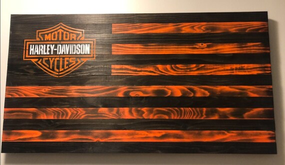 small harley davidson flags