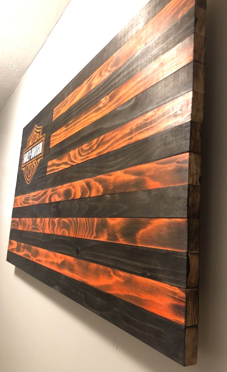 small harley davidson flags