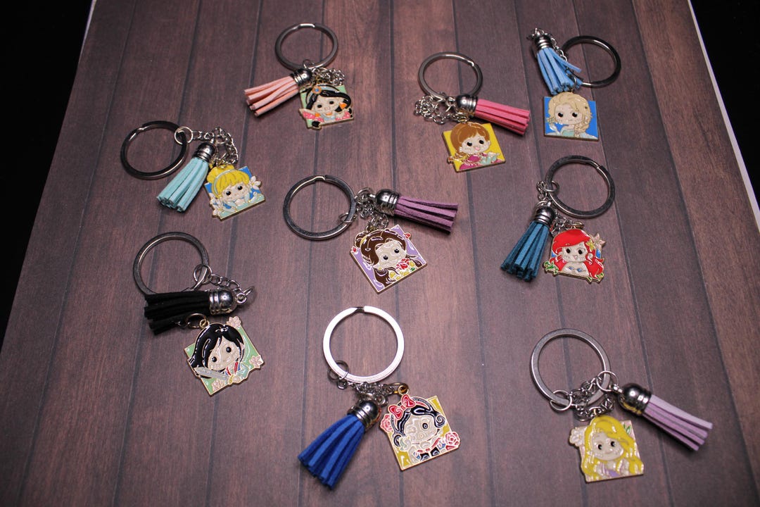 Princess Key Racks Princess Keychains - Etsy