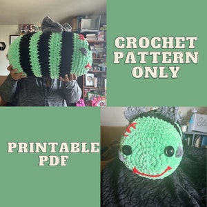 Jumbo &quot;Zombie&quot; Bumble Bee Crochet Pattern