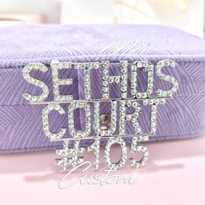 Personalizó sus alfileres de broche de palabras, alfiler de solapa de letras personalizadas, alfiler de nombre personalizado, joyería personalizada, regalos de fiesta para miembros, regalo de cumpleaños