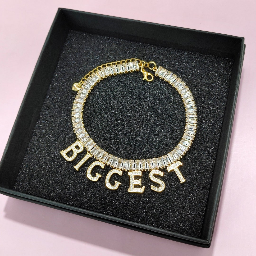 Customized Letter Name Bracelet Bangles for Women Men Chrismas Jewelry Gift