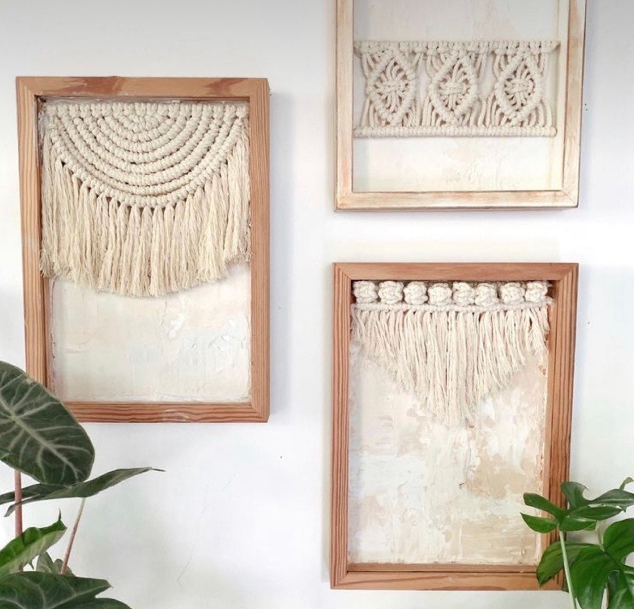 Macrame Wall Frame Etsy