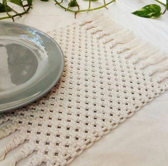 Macrame Placemats Etsy