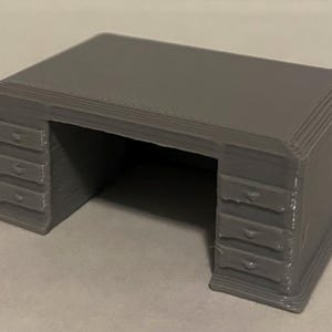 D&D Wizard’s Desk STL | Printable 3D Model for Tabletop Miniatures | Fantasy Gaming Terrain
