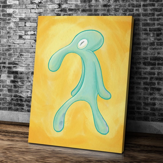 Funny Squidward Meme Metal Prints for Sale