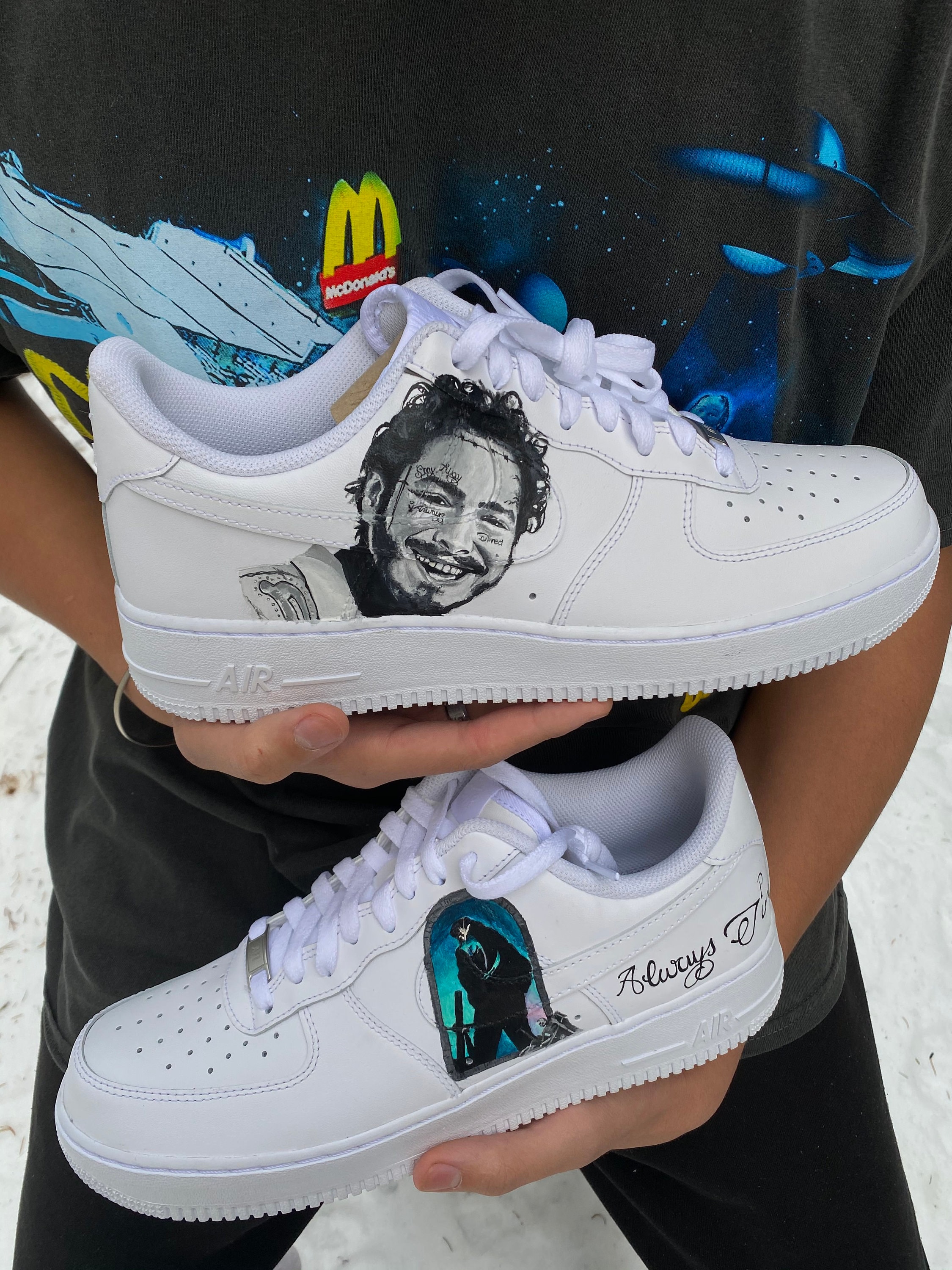 air force 1 crocs post malone