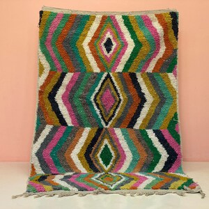 Gorgeous tribal Runner Rug , Berber style Boho carpet , Moroccan Custom rug For Entryway, Hand Knotted Wool Rug for bedroom, Long Runners.