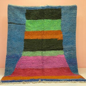 Colorful moroccan rug, Bohemian Berber carpet, WoolTeppich, Handmade rug for living room, Moroccan custom rug,