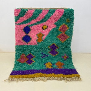 Handwoven Moroccan Berber Kilim Rug , colorful bohemian Rug , african style handmade carpet