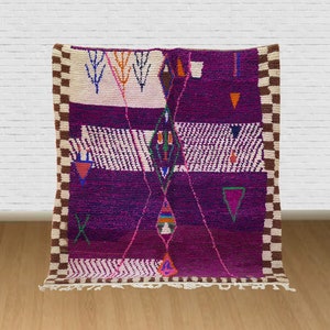 Decorative moroccan rug, 8x10 ftberber moroccan rug,  rug for living room, handmade authentic rug