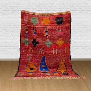 Pretty Beniourain Carpet,  Moroccan style Rug, Handmade Rug, Morrocan Rug, New Design wool Rugs