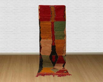 AMAZING MOROCCAN Rug - Handmade Morrocan Rug, Authentic Berber Rug, Bohemian Style Rug For Living Room .