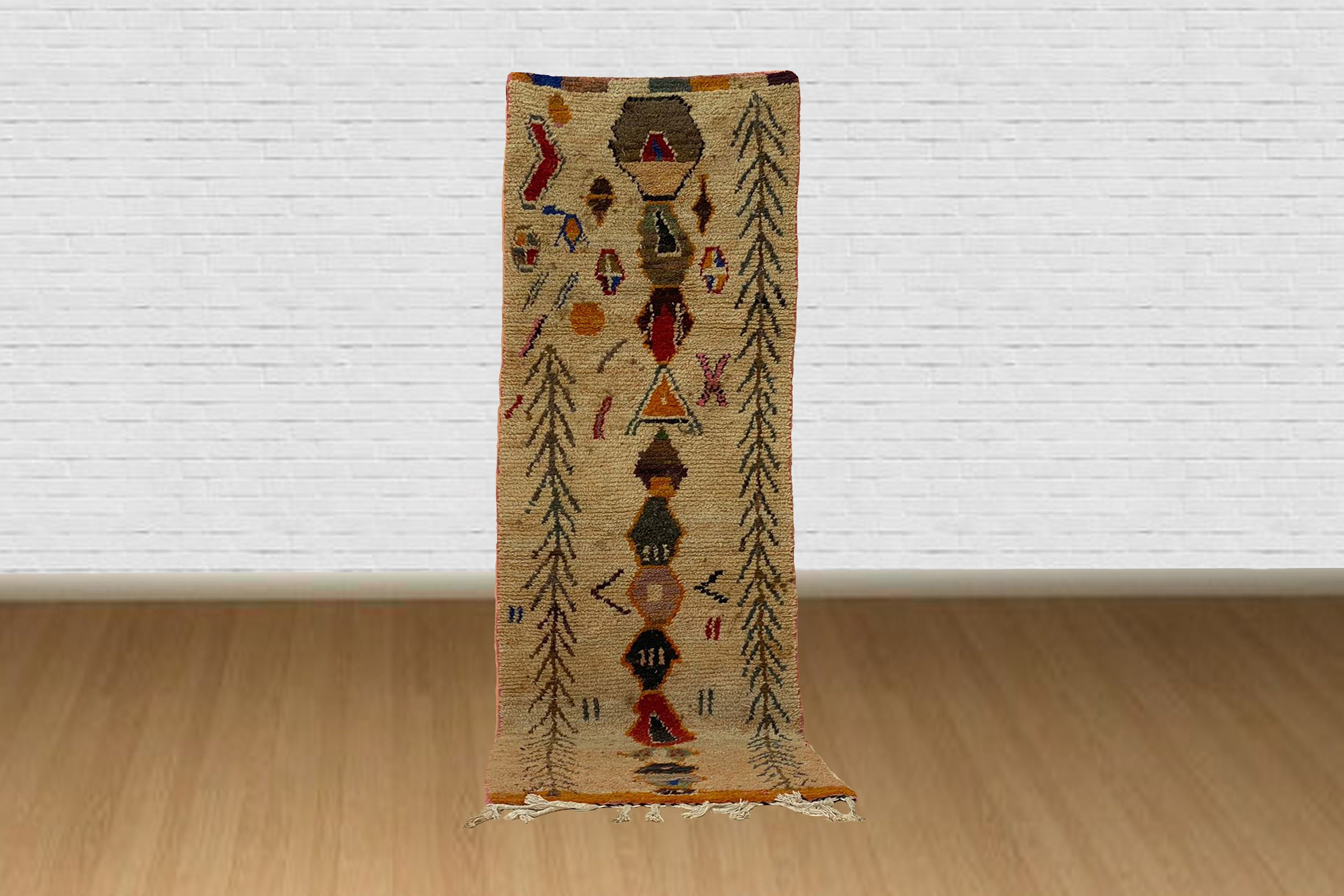 Beni ourain multi-color rug - Authentic Moroccan Rug- Custom Beni Ourain rug- Berber wool Rug Large Moroccan Rug- Colorful beni Rug