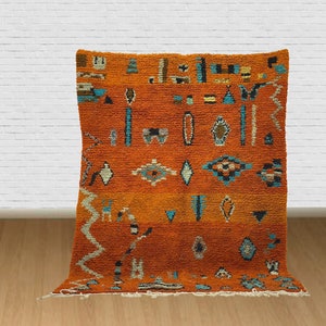 Custom Fabulous Boujad Rug, Authentic Moroccan Rug, Azilal rug, Abstract Multicolored Carpet, Handmade Moroccan Rug, Bohemian rug