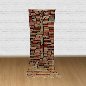 Moroccan rug - Beni ourain rug - all wool berber rug - Custom area rug - handmade rug - Genuine lamb wool - Berber wool rug