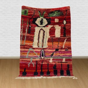 Authentic Beni ourain rug - Moroccan rug - Handmade rug - Beni ourain rug - Custom rug - Handmade rug - Moroccan rug - moroccan Berber rug