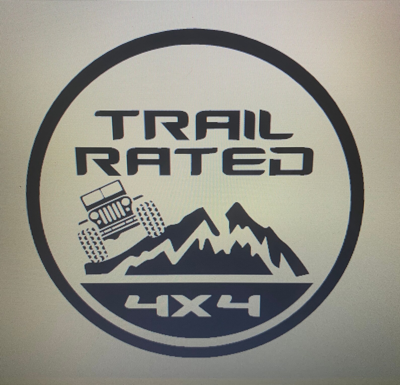 Jeep Trail rated decal Etsy