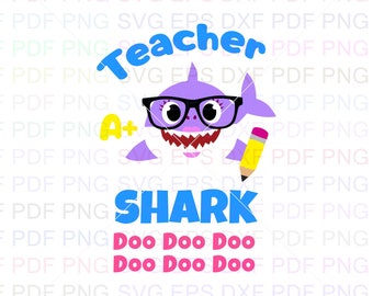 Download Teacher Shark Svg Etsy