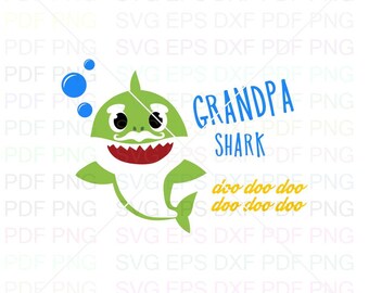 Grandpa Shark Png Etsy Grandpa Shark Png Etsy