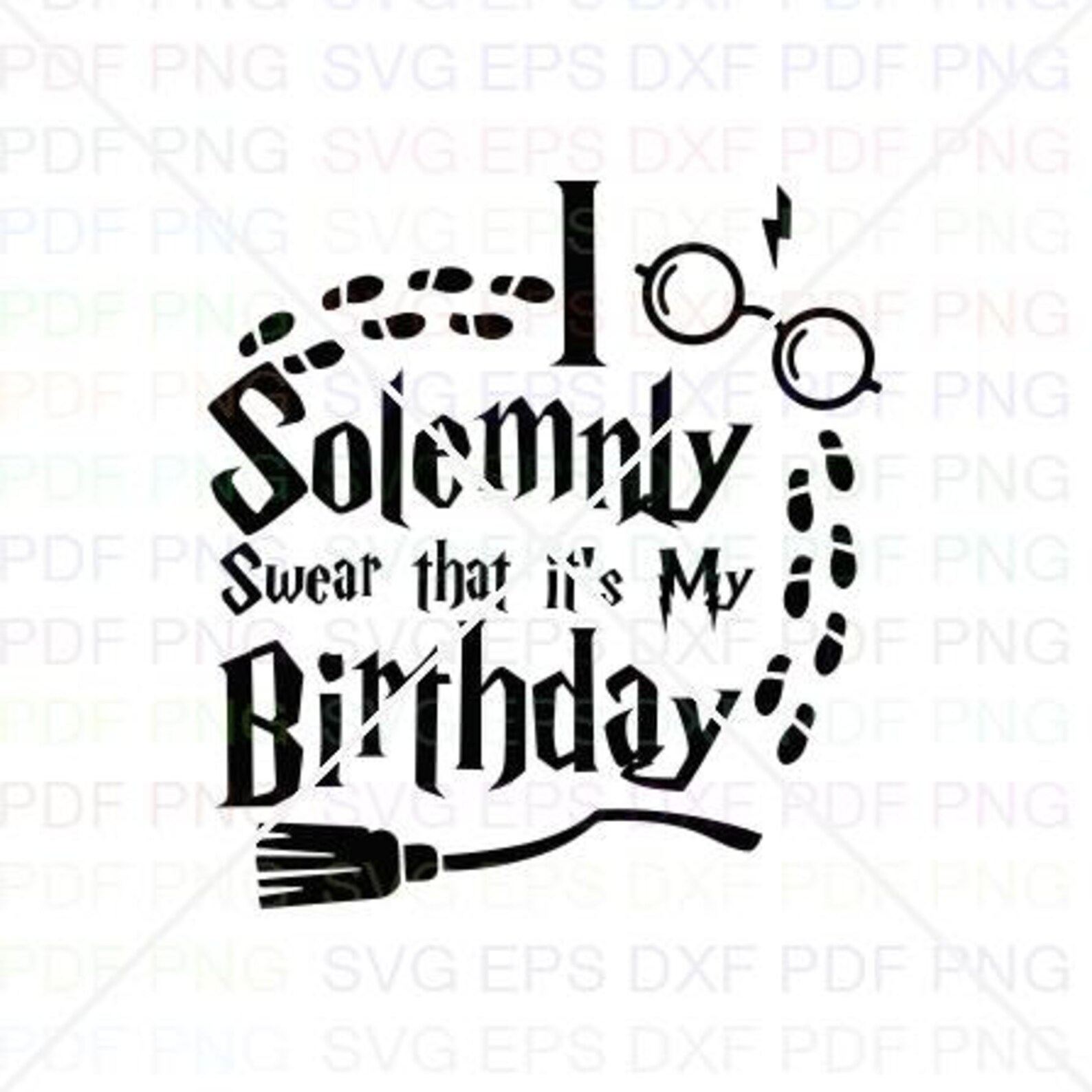 59 I Solemnly Swear Svg Dxf Eps Pdf Png Cricut Cutting file Etsy